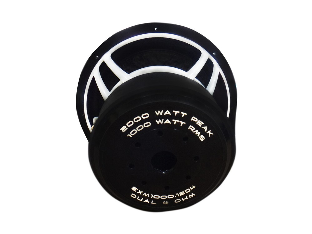 EXM Audio 12" 1000 RMS , 2000 MAX , Dual 4 OHM
