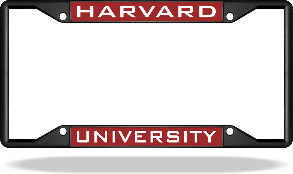 Harvard University Black License Plate Frame