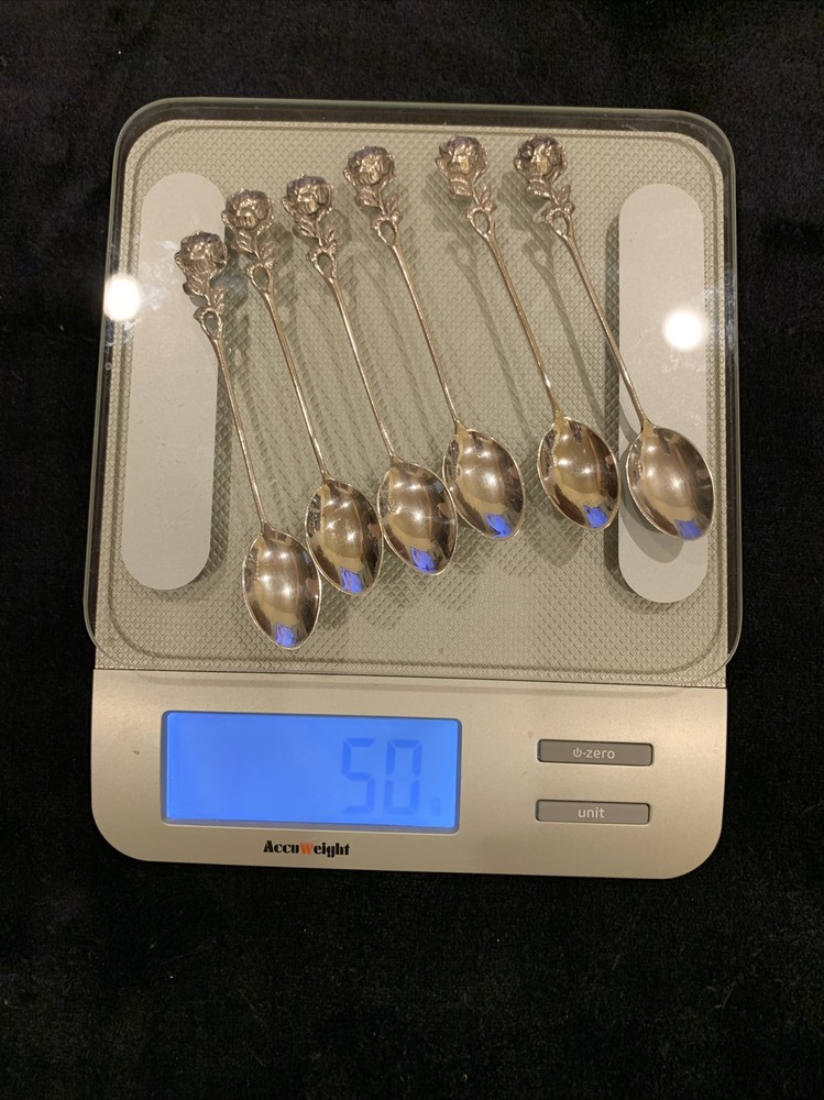 800 Silver Spoons | Set Of 6