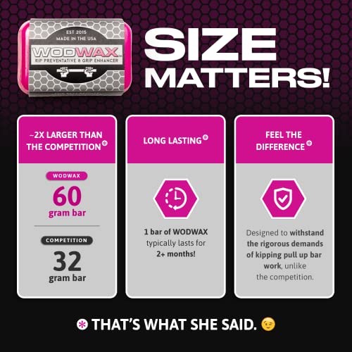 60g Bar - The Original Pull Up Bar Wax for Better Grip