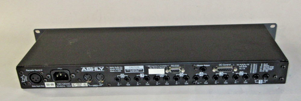 Ashly VCM-88, 8-Channel VCA Matrixing Level Controller - USED