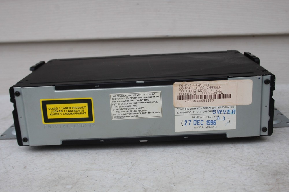 F6HF-18C849-AA Ford Mercury 6 Compact Disk Changer Player Untested