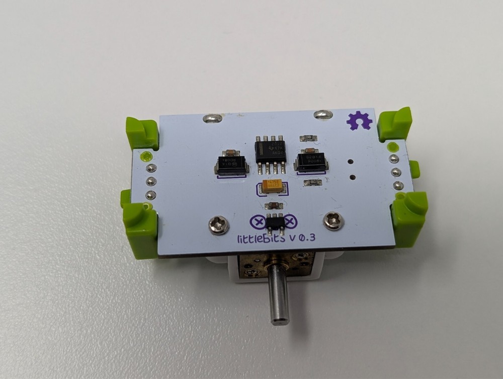 littleBits STEM Kit Component: o5 DC Motor Module, Spare / Replacement