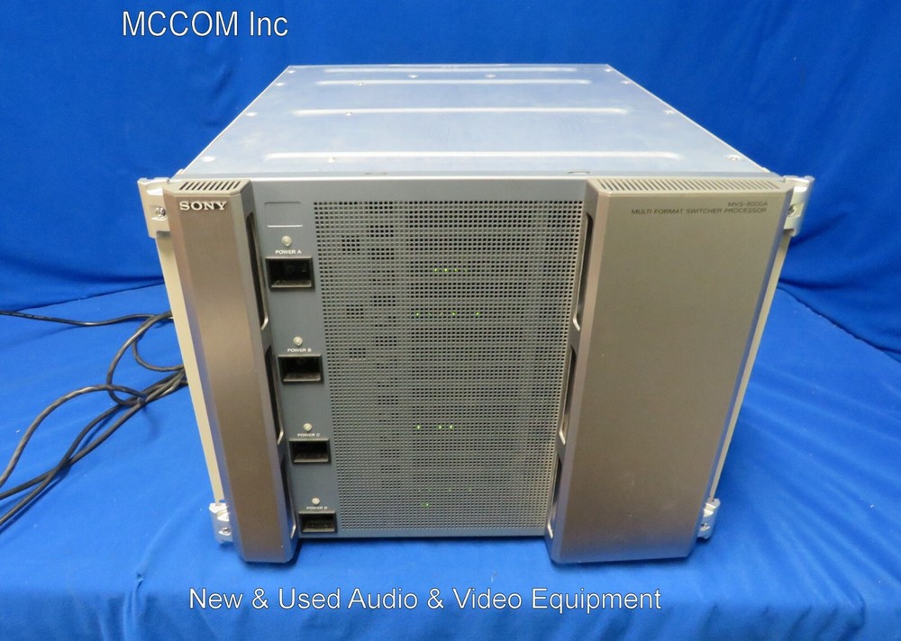 Sony MVS-8000A Multi-Format Switcher Processor Frame Only READ AD
