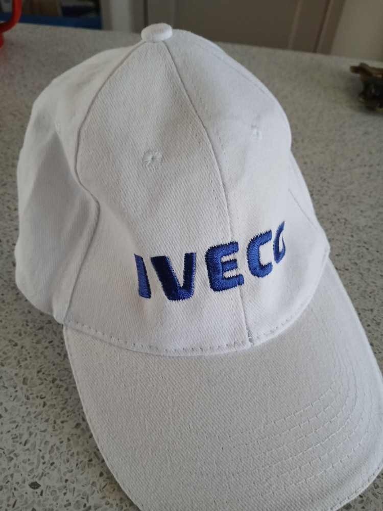 Iveco White Adjustable Embroidered Baseball Cap Truck And Van