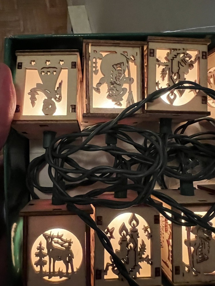KURT ADLER 10 LIGHTS NOVELTY SET TESTED
