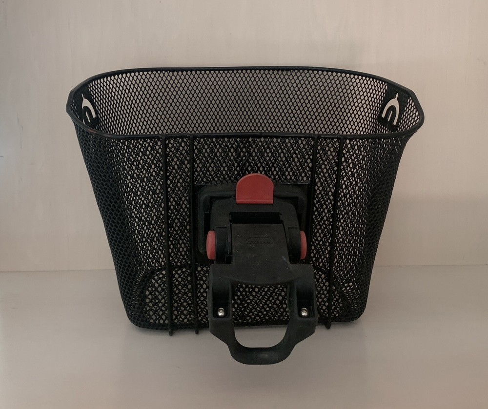 Sunlite Quick Release Black Wire Mesh Bicycle Basket
