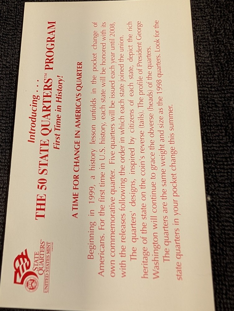 1999 US Mint Uncirculated set OGP