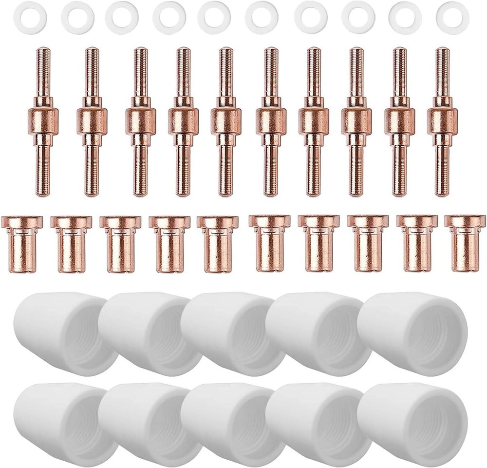 Comprehensive 40 PCS Plasma Cutters Nozzle and Electrode Kit - High-Performance