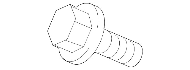 Genuine Mitsubishi Support Bracket Bolt MF244882