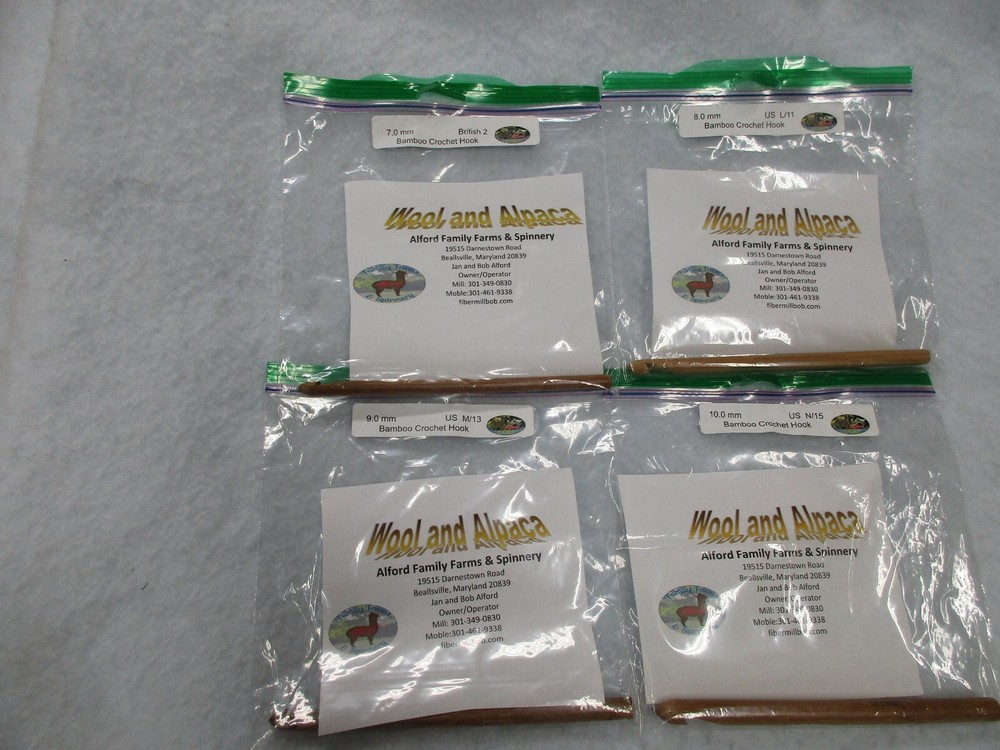 Bamboo Crochet hooks