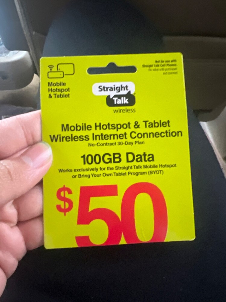 Straight Talk gift card not opened