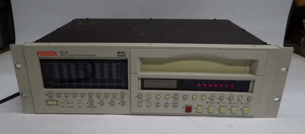 Fostex RD-8 ADAT Recorder VHS Digital Multi-Track Recorder MultiTrack -Powers ON