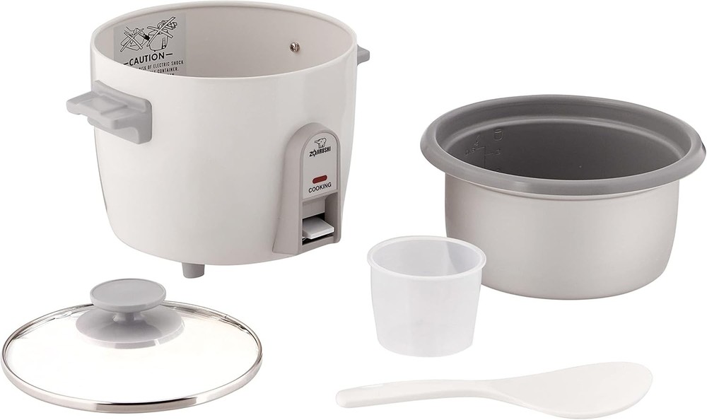 3 Cup Rice Cooker/Steamer White)