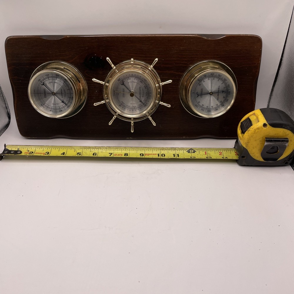Vintage Nautical Weather Station Springfield