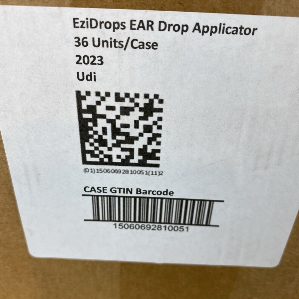 36 Ezidrops Ear Drop Applicators Easy Administration Reusable Never Miss NEW