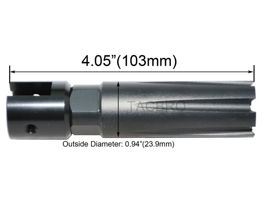 Aluminum Ruger 1022 Linear Compensator for Non-Threaded Ruger 10/22 LR