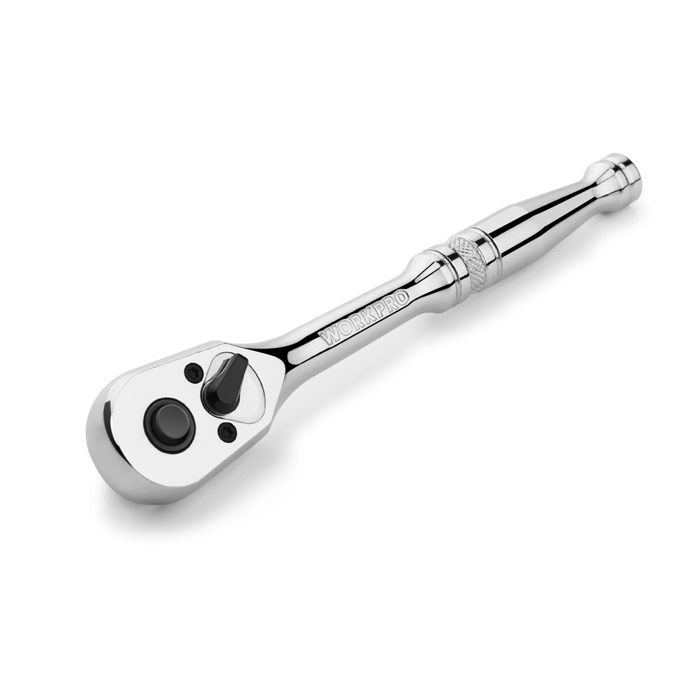 WORKPRO 1/4" Drive Ratchet Handle Quick-Release Reversible Ratchet Sets 72-Tooth