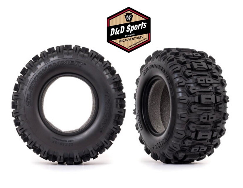 Traxxas 8974 - Tires, Sledgehammer® (2)/ foam inserts (2) MAXX