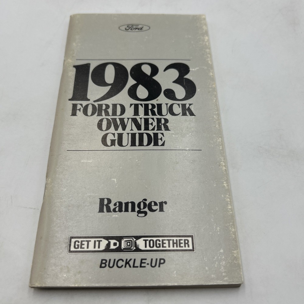 1983 Ford Ranger Owner's Guide