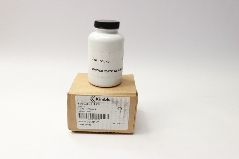 Kimble Beads Solid Glass 3mm OD 13500-3