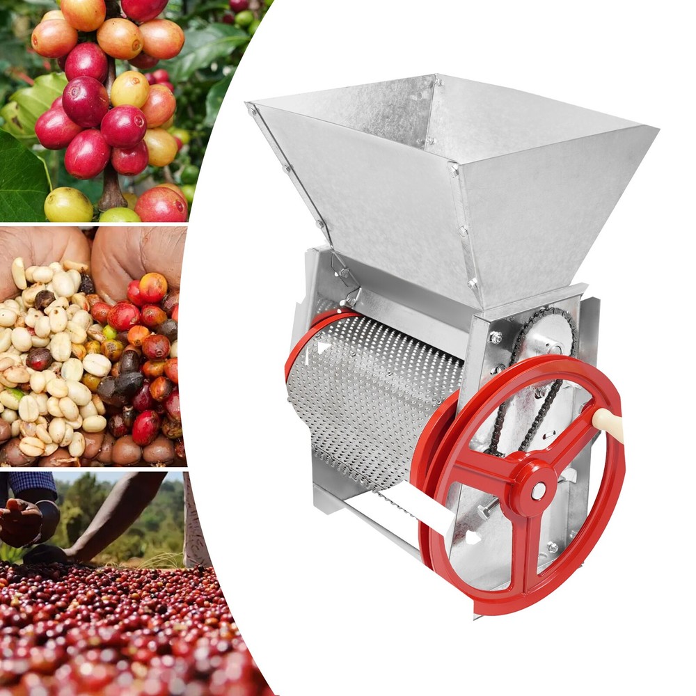 Manual Hand Crank Coffee Bean Peeling Machine for Efficient Shelling