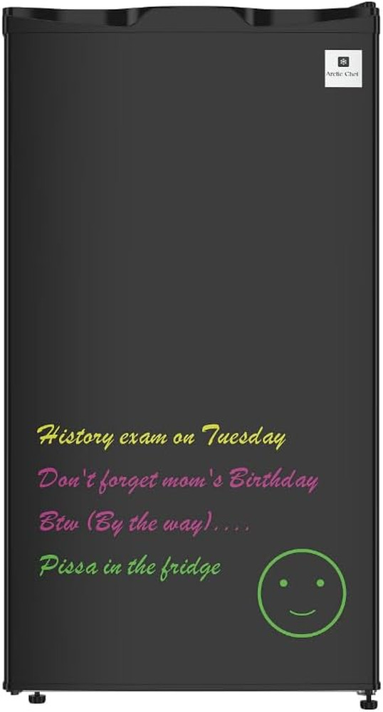 MINI FRIDGE, 3.2 Cu. Ft, Black Eraser BOARD