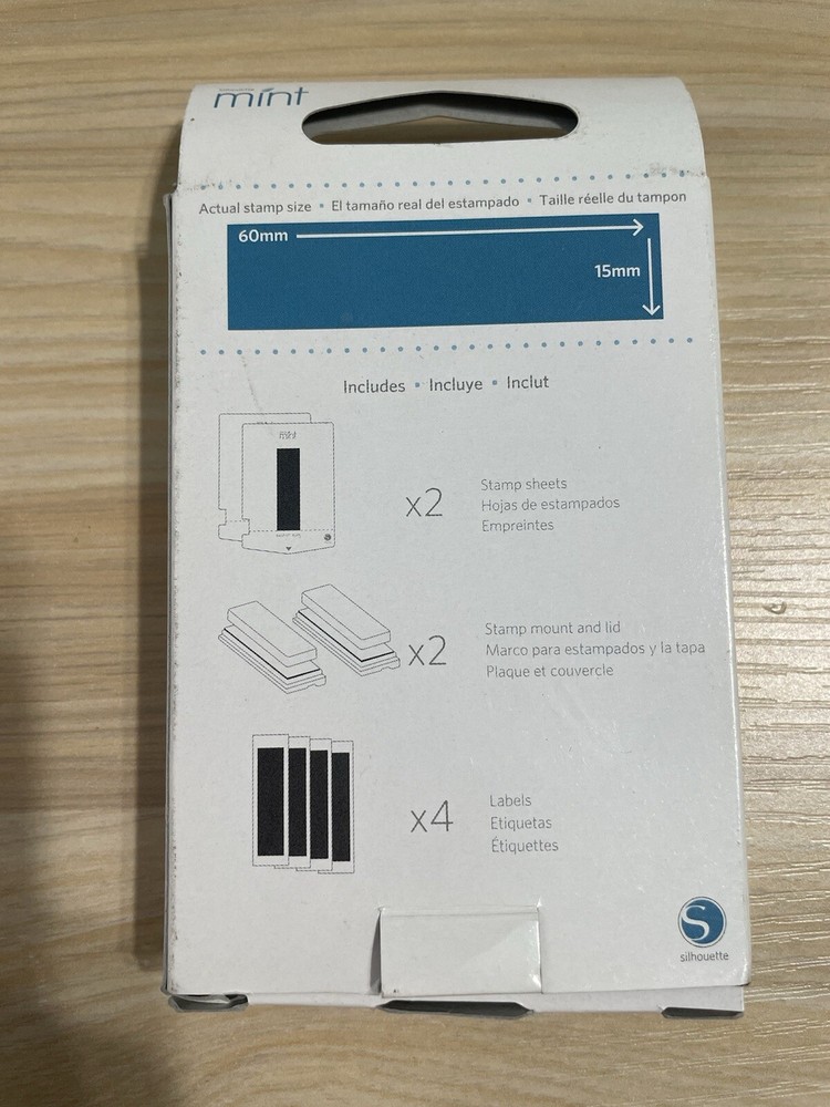 Silhouette Mint Stamp Machine With Ink And Stamp Sheets