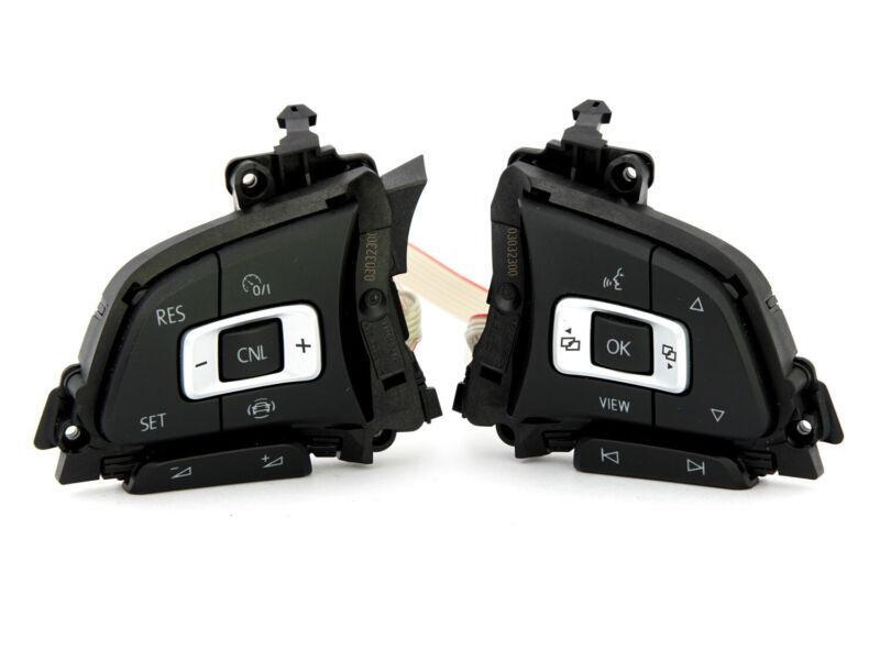 1x Steering Wheel Multi-function Button Fit for VW Golf Variant 12V 5G0959442AA