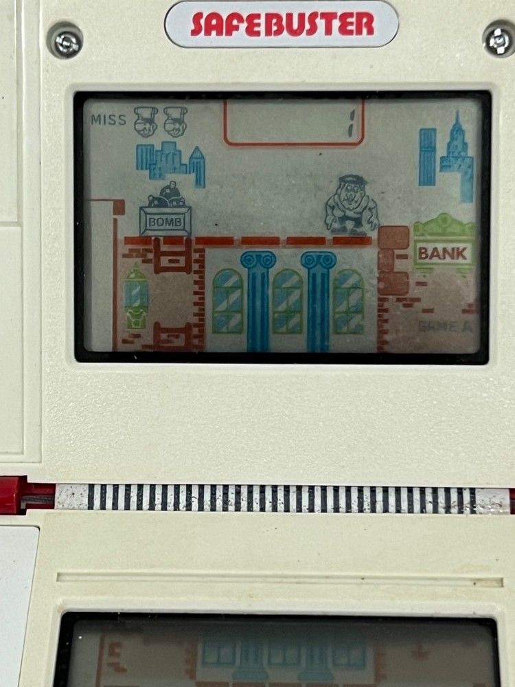 1988 Nintendo Game&Watch SAFE BUSTER Multi Screen working Condition