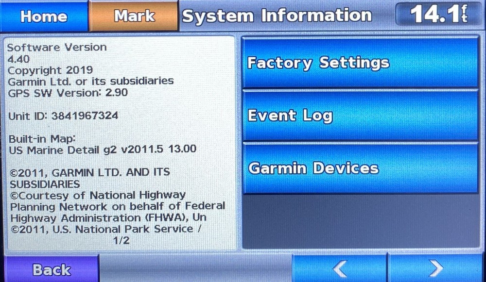 Garmin GPSMAP 740s Stand-Alone Touchscreen Chartplotter (MME REFURB)~ !New LCD!