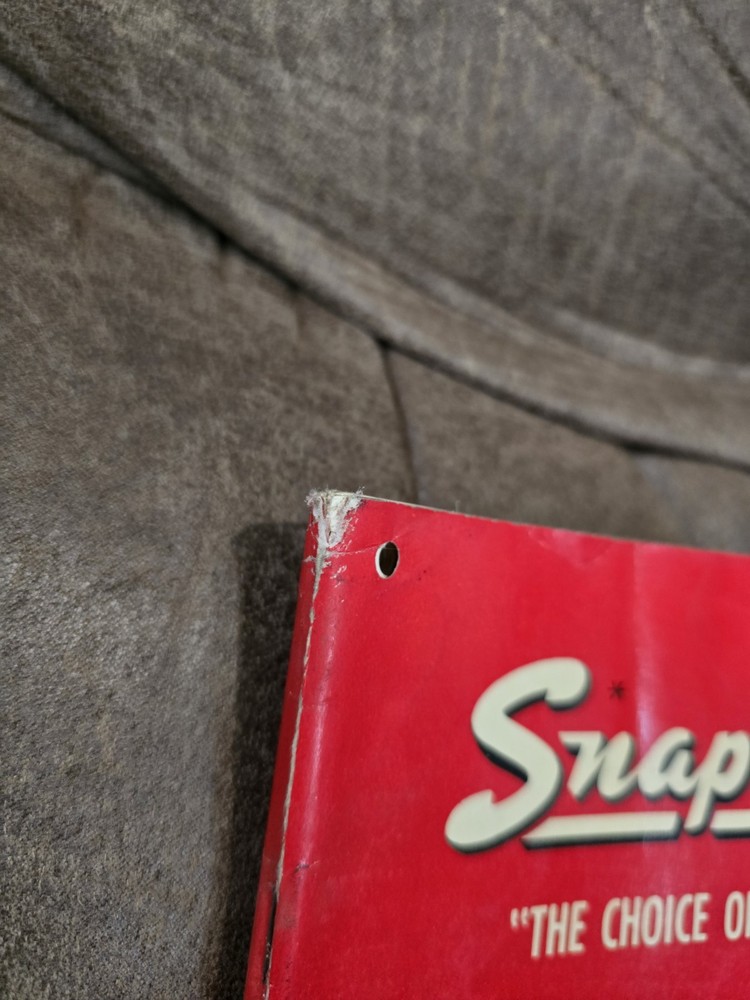 Snap-On Tools Catalog V Issued October 1955