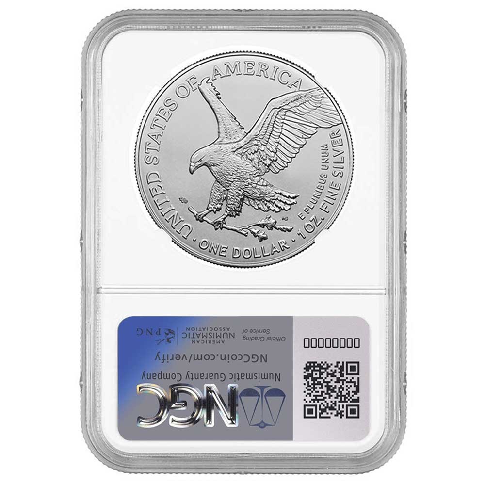 Presale - 2026 $1 American Silver Eagle NGC MS70 Brown Label