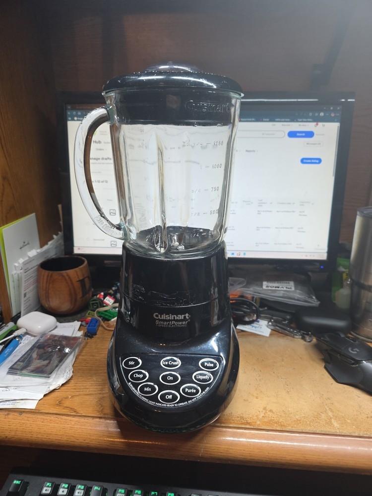 Cuisinart SmartPower 7-Speed Electronic Blender Black  (SPB-7BK) Works