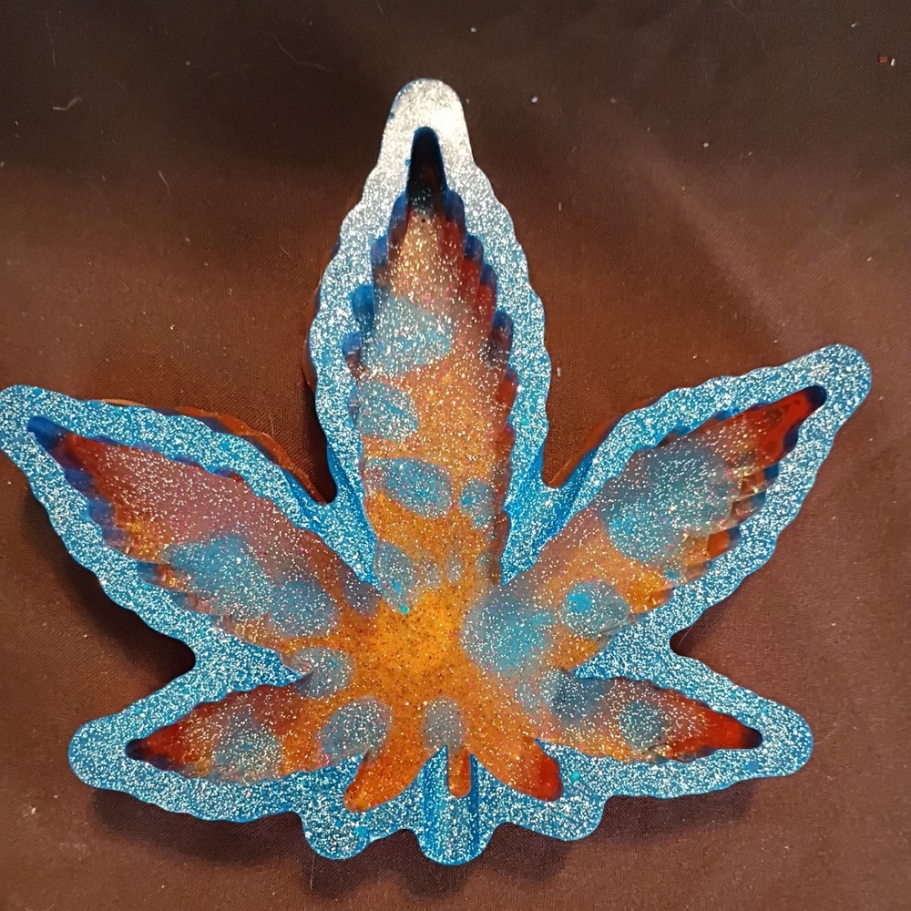 Custom Resin Art Leaf