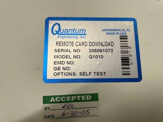 QUANTUM Q1010 REMOTE CARD DOWNLOAD