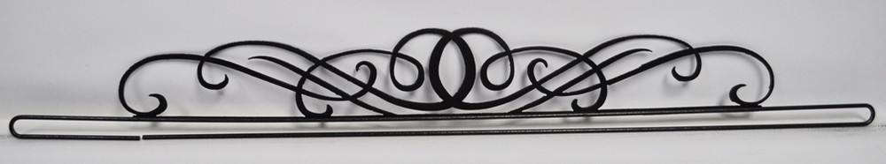 36 Inch Windy Scroll Wire Split Bottom Charcoal Craft Holder