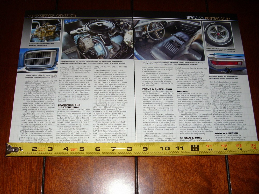 1970 - 1971 PONTIAC GT-37 ORIGINAL 2009 ARTICLE