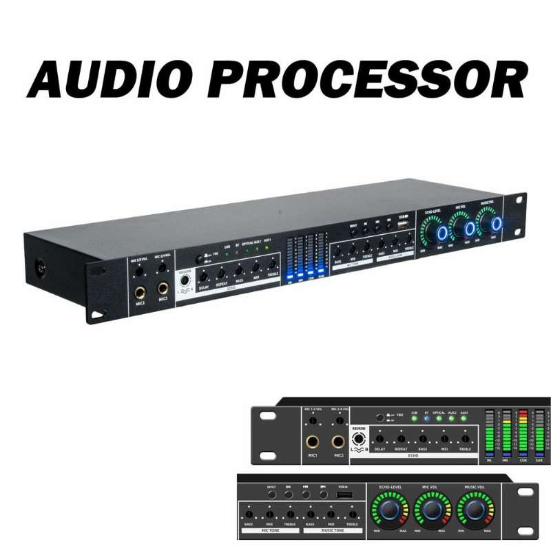 Professional Karaoke Processor Audio Processor Pre-Effects KTV Digital Audio USA