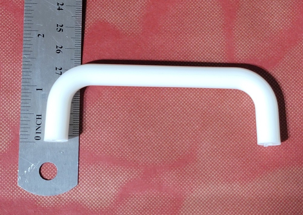 Cabinet Drawer Wire Pull Handle White Plastic 3 - 3/4” New ( 10pcs)