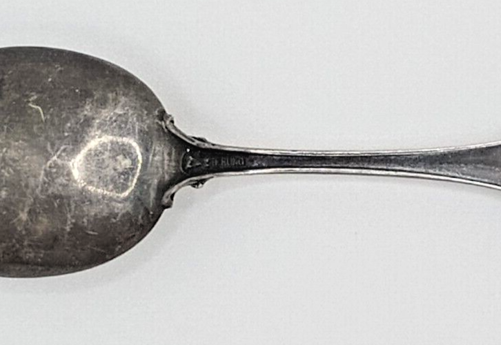 STERLING SILVER SOUVENIR SPOON OKLAHOMA 46TH STATE