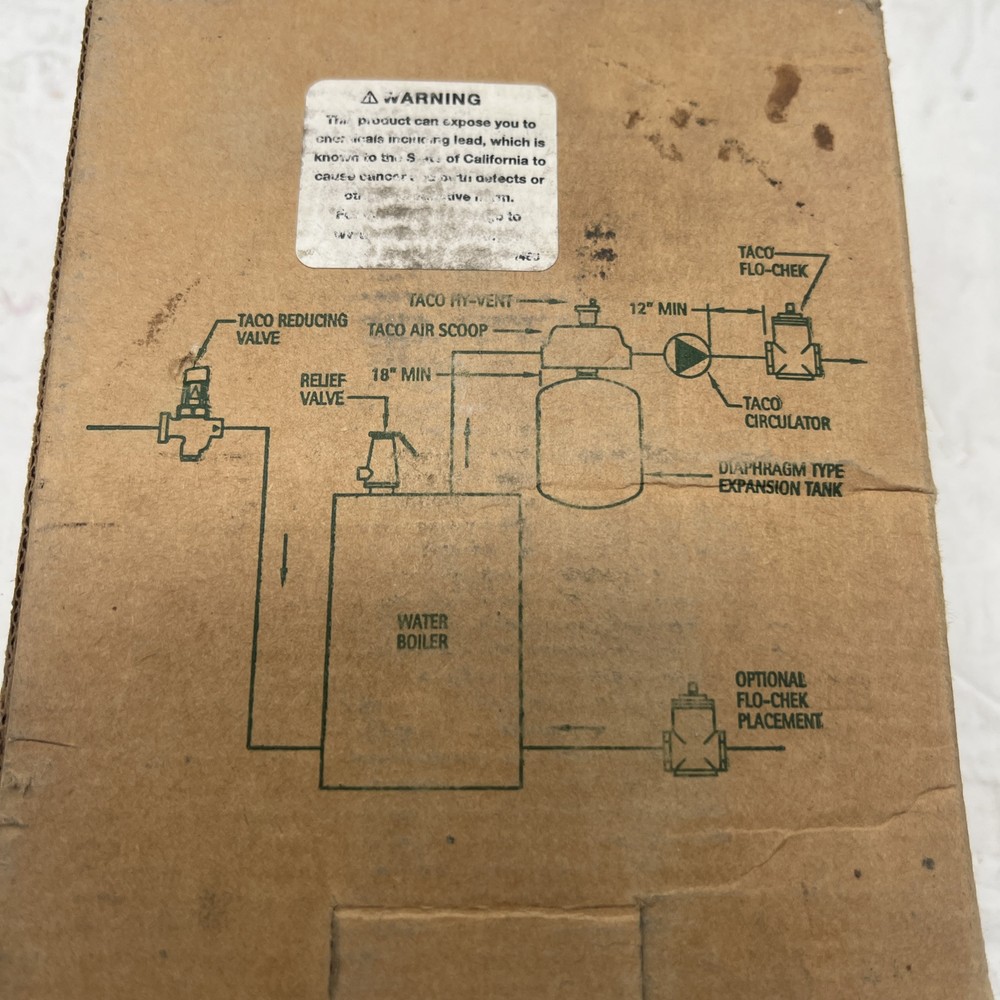 Taco 431-6 1" Cast Iron Air Scoop Class 125 - NEW ~