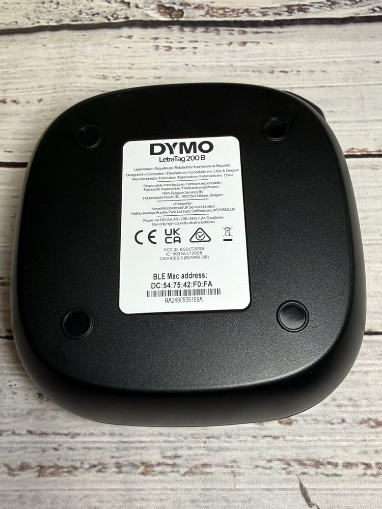 Dymo 200B LetraTag Bluetooth Wireless Label Maker w/Box & Instructions - Works