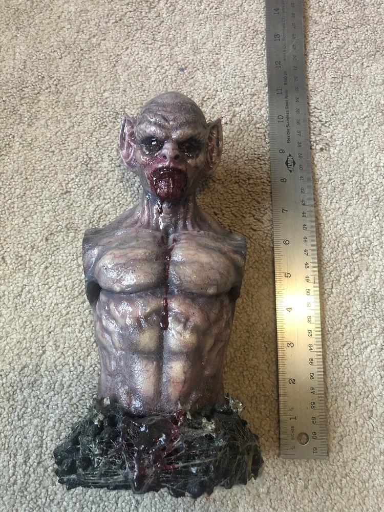 Hand Painted Dracula Vampire Bust