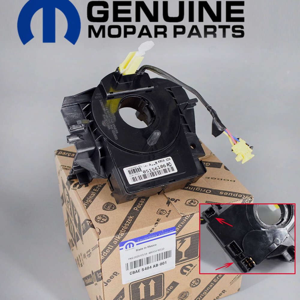 Clock Spring with ANGLE SENSOR Steering Wheel For Jeep Wrangler Chrysler Dodge