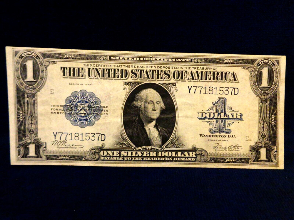 ** FR # 237 1923 $1.00 SILVER DOLLAR UNC  #Y77181537D