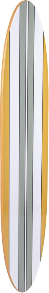 Reclaimed Wood Surfboard Wall Decor, Multicolor