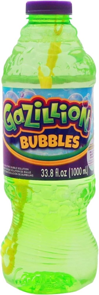 1 Liter Bubble Solution with 7-in-1 Wand - Safe & Non-Toxic Fun