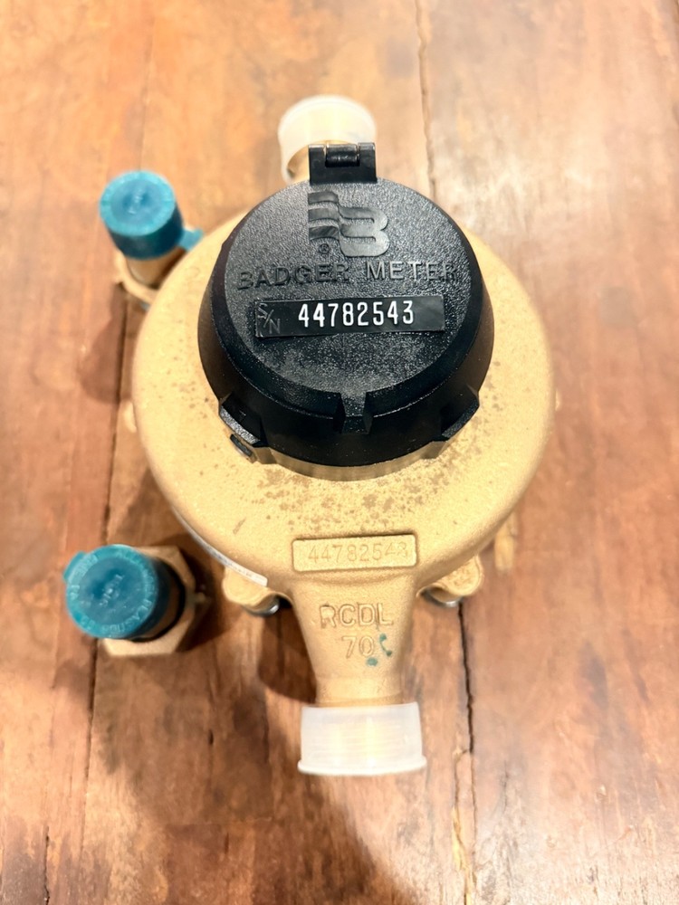 Badger Meter Bronze Flow Meter- 44782543