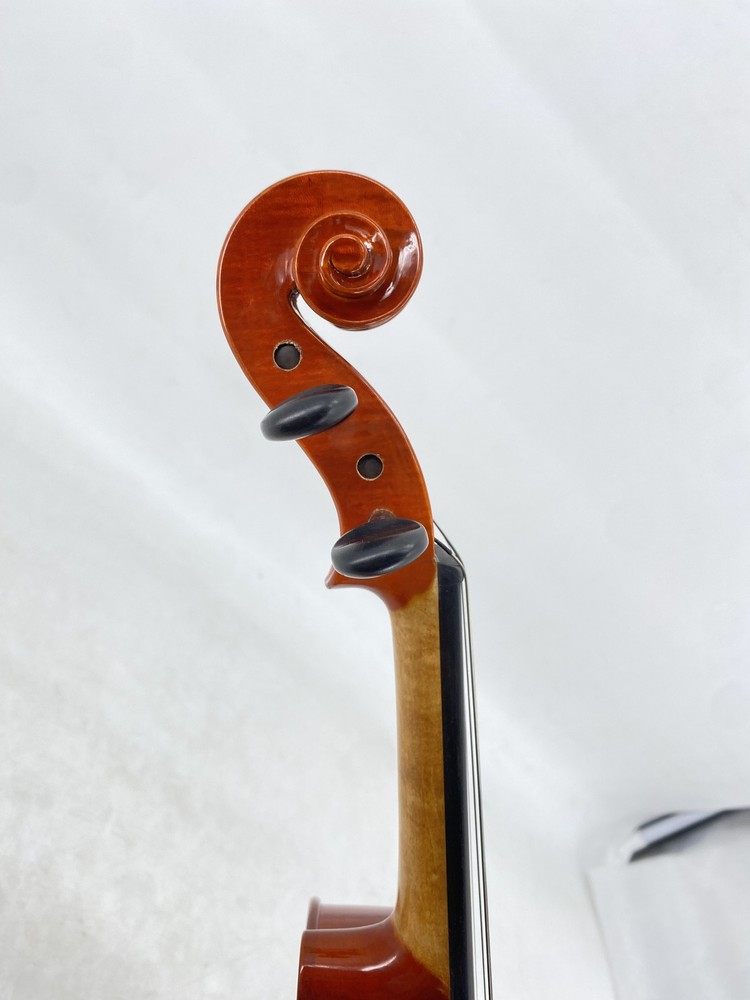 Handcrafted 4/4Violin Solid One-Piece Back Flamed Maple 30yr Spruce Complete Set